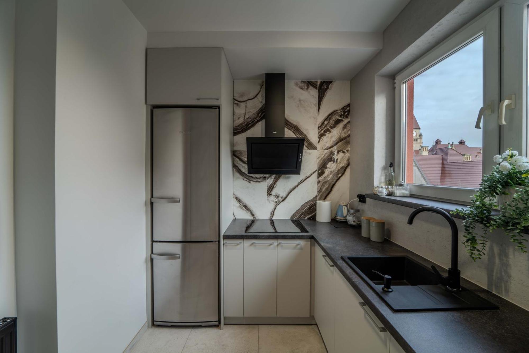 New Large Modern Apartment - City Center - 60M2 - Lift - Parking Wrocław Exteriör bild